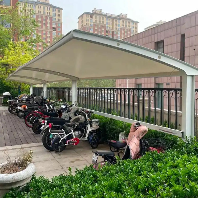 博尔塔拉膜结构电动车棚